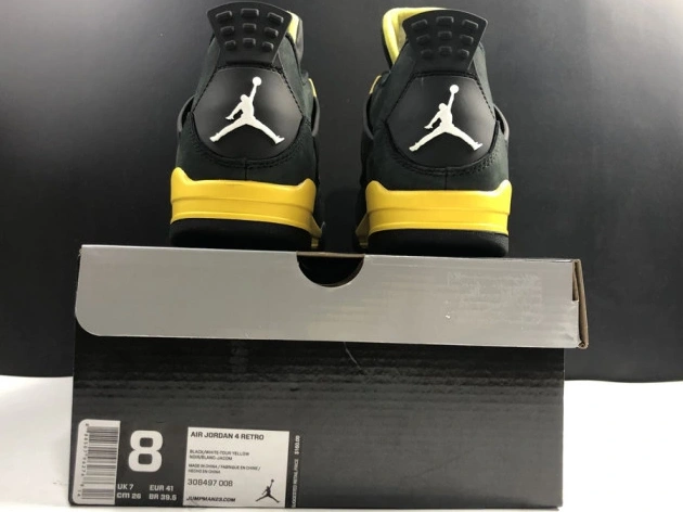 Retro Jordan 4 Air 308497-008 Thunder 0921